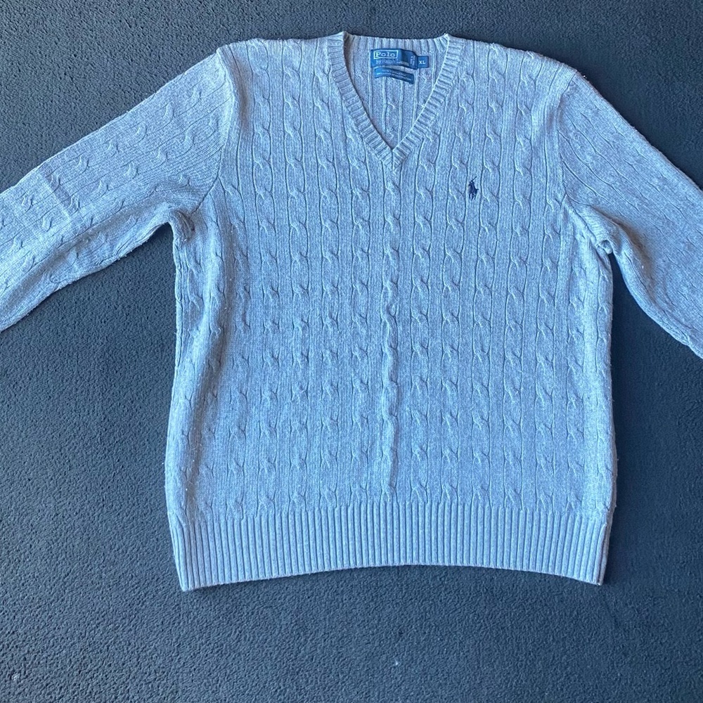 Vintage Polo Ralph Lauren Fisherman Knit Sweater